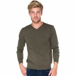 French Denim Pull col V basique Pulls & Gilets