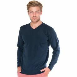 French Denim Pull col V basique Pulls & Gilets