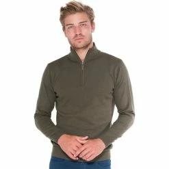 French Denim Pull col zipp? basique Pulls & Gilets