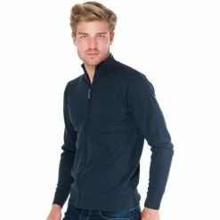 French Denim Gilet zipp? basique Pulls & Gilets -French Denim Soldes 21553537 500 B