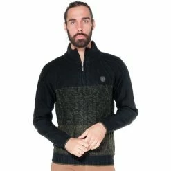 French Denim Pull col camionneur torsad? Pulls & Gilets