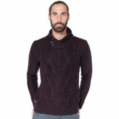 French Denim Pull col ch?le torsad? Pulls & Gilets