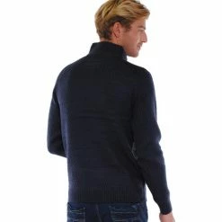 French Denim Pull Cycliste Fancy Col zipp? Pulls & Gilets -French Denim Soldes 21553568 500 C
