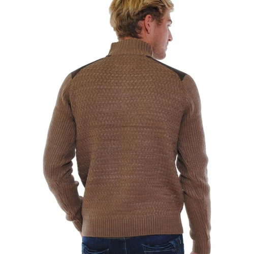 French Denim Pull Cycliste Fancy Col zipp? Pulls & Gilets 4 French Denim Pull Cycliste Fancy Col zipp? Pulls & Gilets – Image 2