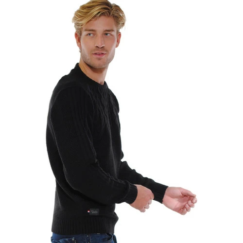 French Denim Pull torsad?s col rond Pulls & Gilets 4 French Denim Pull torsad?s col rond Pulls & Gilets – Image 2