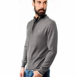 French Denim Gilet chin? ? torsades Pulls & Gilets 7 French Denim Gilet chin? ? torsades Pulls & Gilets -French Denim Soldes 21553581 500 C