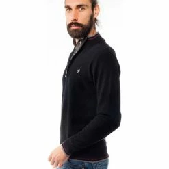 French Denim Pull col roul? torsad? Pulls & Gilets -French Denim Soldes 21553582 500 C