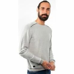 French Denim Pull col zipp? ? torsades Pulls & Gilets -French Denim Soldes 21553584 500 C