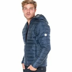French Denim Doudoune fine ? capuche Manteaux -French Denim Soldes 21553604 500 C