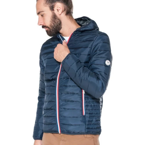 French Denim Doudoune fine d?tails tricolores Manteaux 4 French Denim Doudoune fine d?tails tricolores Manteaux – Image 2