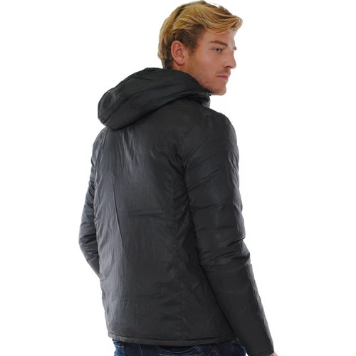 French Denim Doudoune r?versible ? capuche noire Manteaux 5 French Denim Doudoune r?versible ? capuche noire Manteaux – Image 3