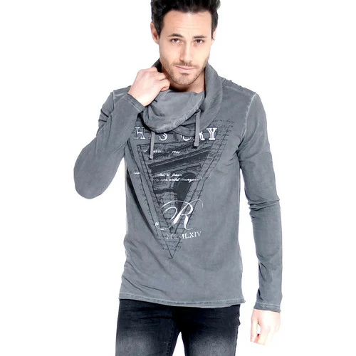 French Denim T-Shirt col boule imprim? T-shirts & Polos 3 French Denim T-Shirt col boule imprim? T-shirts & Polos