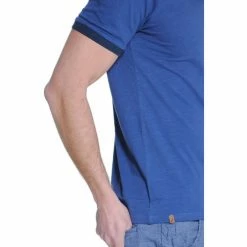 French Denim Polo manches courtes Slub T-shirts & Polos -French Denim Soldes 21553641 500 C