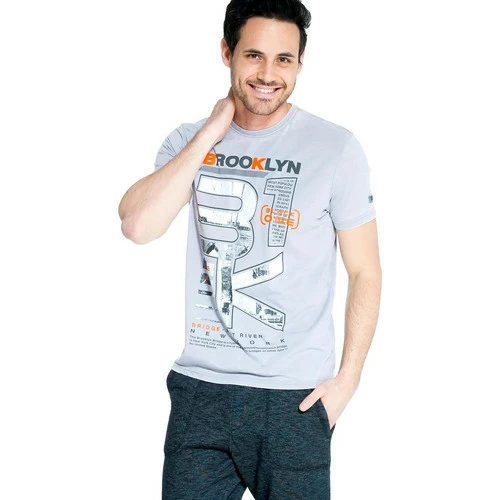 French Denim T-Shirt manches courtes Brooklyn T-shirts & Polos 3 French Denim T-Shirt manches courtes Brooklyn T-shirts & Polos