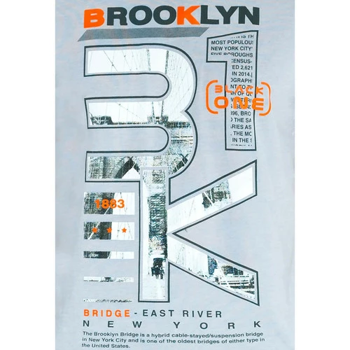 French Denim T-Shirt manches courtes Brooklyn T-shirts & Polos 4 French Denim T-Shirt manches courtes Brooklyn T-shirts & Polos – Image 2