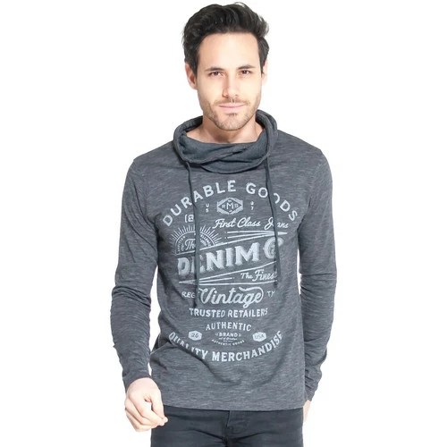 French Denim T-Shirt col boule imprim? T-shirts & Polos 3 French Denim T-Shirt col boule imprim? T-shirts & Polos