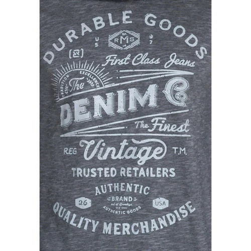 French Denim T-Shirt col boule imprim? T-shirts & Polos 4 French Denim T-Shirt col boule imprim? T-shirts & Polos – Image 2