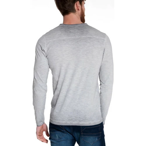 French Denim T-Shirt surteint col v T-shirts & Polos 5 French Denim T-Shirt surteint col v T-shirts & Polos – Image 3