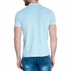 French Denim Polo manches courtes imprim? ?t? d?lav? T-shirts & Polos 5 French Denim Polo manches courtes imprim? ?t? d?lav? T-shirts & Polos -French Denim Soldes 21553669 500 B