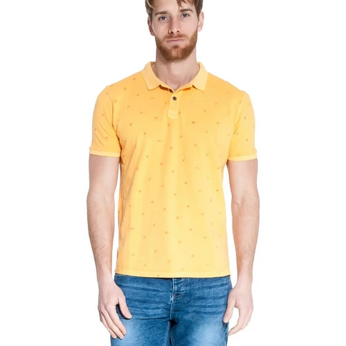 French Denim Polo manches courtes imprim? ?t? d?lav? T-shirts & Polos 3 French Denim Polo manches courtes imprim? ?t? d?lav? T-shirts & Polos