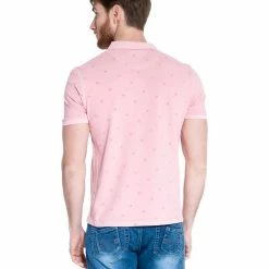 French Denim Polo manches courtes imprim? ?t? d?lav? T-shirts & Polos -French Denim Soldes 21553671 500 C