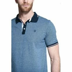 French Denim Polo manches courtes maille piqu?e T-shirts & Polos -French Denim Soldes 21553675 500 B