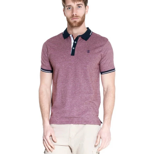 French Denim Polo manches courtes maille piqu?e T-shirts & Polos 3 French Denim Polo manches courtes maille piqu?e T-shirts & Polos