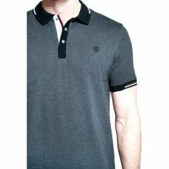 French Denim Polo manches courtes maille piqu?e T-shirts & Polos -French Denim Soldes 21553677 500 B