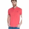 French Denim Polo manches courtes col officier Corail T-shirts & Polos -French Denim Soldes 21553685 500 A