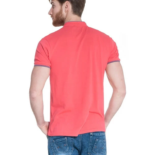 French Denim Polo manches courtes col officier Corail T-shirts & Polos 5 French Denim Polo manches courtes col officier Corail T-shirts & Polos – Image 3