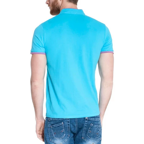 French Denim Polo manches courtes col officier T-shirts & Polos 5 French Denim Polo manches courtes col officier T-shirts & Polos – Image 3