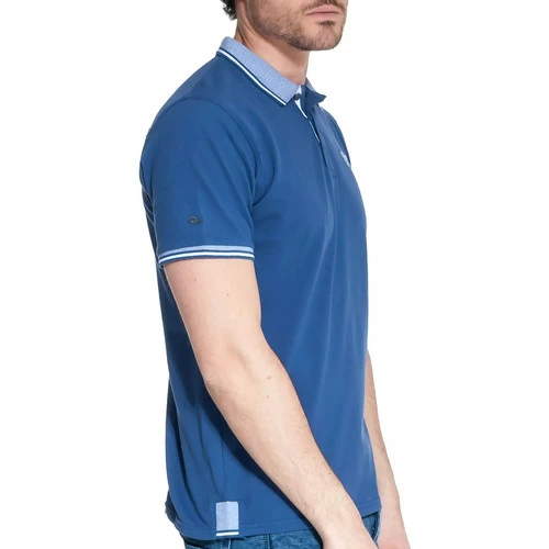 French Denim Polo manches courtes piqu? stretch T-shirts & Polos 4 French Denim Polo manches courtes piqu? stretch T-shirts & Polos – Image 2