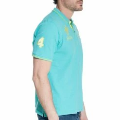 French Denim Polo manches courtes brod? T-shirts & Polos -French Denim Soldes 21553691 500 C