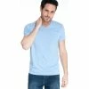 French Denim T-Shirt manches courtes basique Col V T-shirts & Polos -French Denim Soldes 21553696 500 A