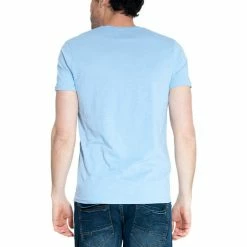 French Denim T-Shirt manches courtes basique Col V T-shirts & Polos 5 French Denim T-Shirt manches courtes basique Col V T-shirts & Polos -French Denim Soldes 21553696 500 B