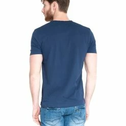 French Denim T-Shirt uni col V T-shirts & Polos -French Denim Soldes 21553703 500 C