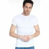 French Denim T-Shirt col tunisien blanc manches courtes T-shirts & Polos -French Denim Soldes 21553706 500 A