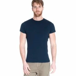 French Denim T-Shirt manches courtes basique Rib T-shirts & Polos