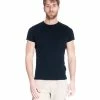 French Denim T-Shirt manches courtes basique Rib T-shirts & Polos -French Denim Soldes 21553713 500 A