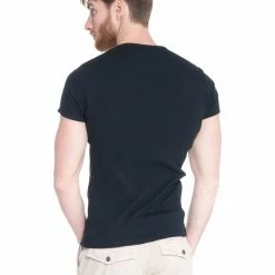 French Denim T-Shirt manches courtes basique Rib T-shirts & Polos -French Denim Soldes 21553713 500 B