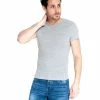 French Denim T-Shirt basique Rib T-shirts & Polos -French Denim Soldes 21553715 500 A