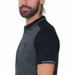 French Denim Polo manches courtes piqu? chin? T-shirts & Polos -French Denim Soldes 21553741 500 B