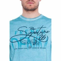 French Denim T-Shirt cool Dyed imprim? T-shirts & Polos -French Denim Soldes 21553744 500 B