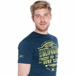 French Denim T-Shirt impression surf vintage T-shirts & Polos -French Denim Soldes 21553747 500 C