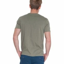 French Denim T-Shirt slub Route 66 T-shirts & Polos -French Denim Soldes 21553754 500 C