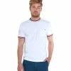 French Denim T-shirt Frenchy Blanc T-shirts & Polos -French Denim Soldes 21553755 500 A