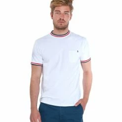 French Denim T-shirt Frenchy Blanc T-shirts & Polos