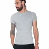 French Denim T-Shirt basique rib col tunisien T-shirts & Polos -French Denim Soldes 21553764 500 A