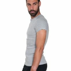 French Denim T-Shirt basique rib col tunisien T-shirts & Polos -French Denim Soldes 21553764 500 B