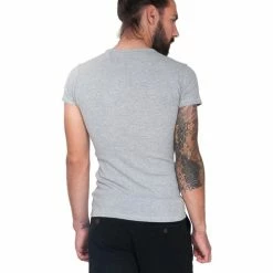 French Denim T-Shirt basique rib col tunisien T-shirts & Polos -French Denim Soldes 21553764 500 C